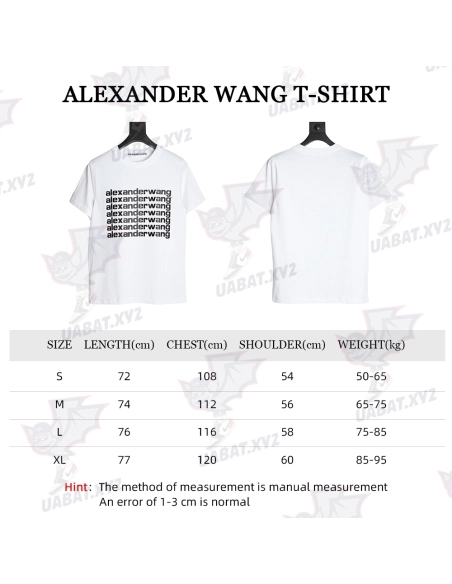 Discount Alexander Wang bullet screen letter print T-Shirt,All order with free shipping Discount Alexander Wang