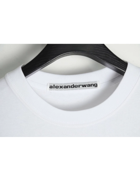 Discount Alexander Wang bullet screen letter print T-Shirt,All order with free shipping Discount Alexander Wang