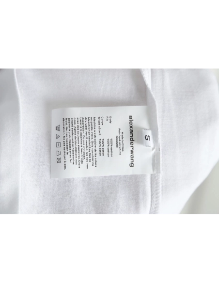 Discount Alexander Wang bullet screen letter print T-Shirt,All order with free shipping Discount Alexander Wang