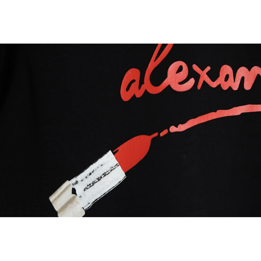 Discount Alexander Wang lipstick print T-Shirt TSK1,All order with free shipping Discount Alexander Wang