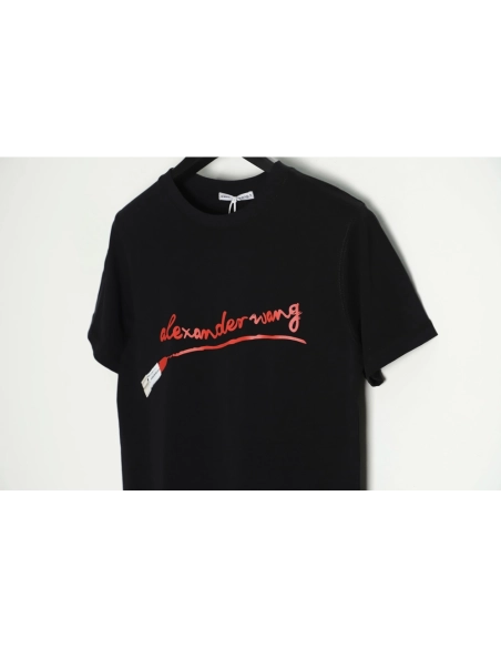 Discount Alexander Wang lipstick print T-Shirt TSK1,All order with free shipping Discount Alexander Wang
