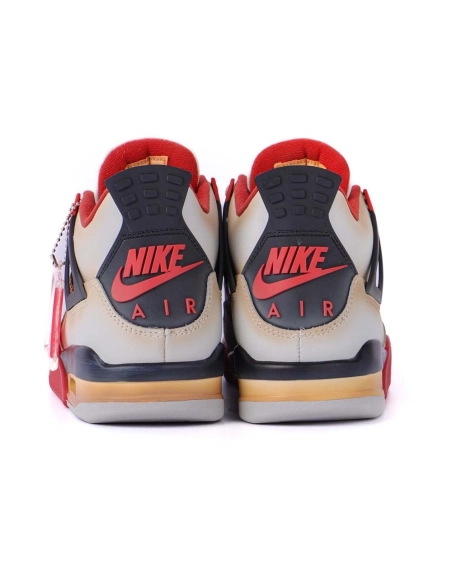 Custom Air Jordan 4 Fire Red AQ9129 105,AIR JORDAN 4,Air Jordan