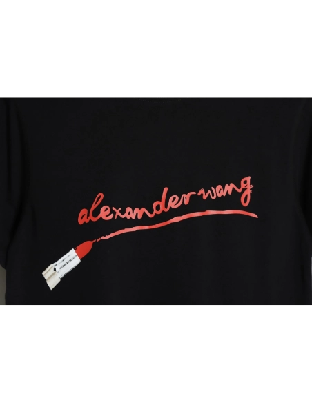 Discount Alexander Wang lipstick print T-Shirt TSK1,All order with free shipping Discount Alexander Wang