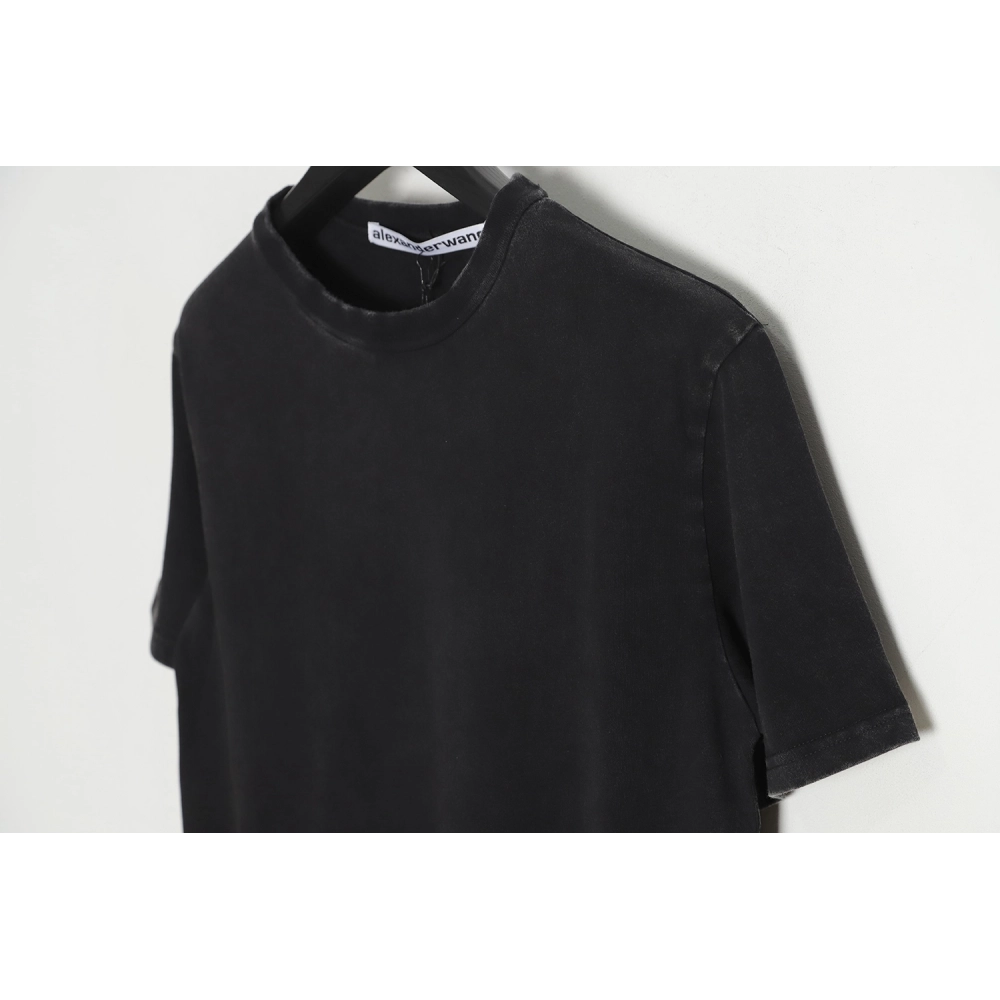Discount Alexander Wang 23SS washed small letter print T-Shirt,All order with free shipping Discount Alexander Wang
