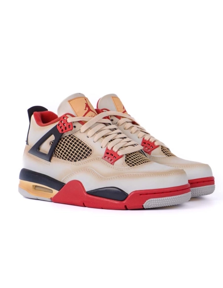 Custom Air Jordan 4 Fire Red AQ9129 105,AIR JORDAN 4,Air Jordan