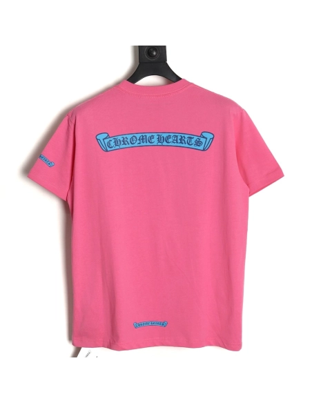 Chrome Hearts scroll banner dopamine color pocket T-shirt,All order with free shipping Chrome Hearts with free shipping