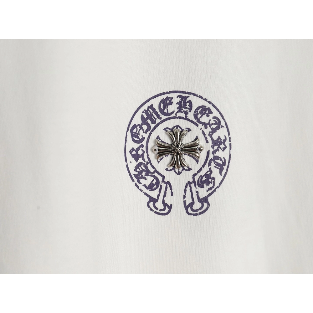 Chrome hearts Sanskrit cross short-sleeved T-shirt,All order with free shipping Chrome Hearts with free shipping