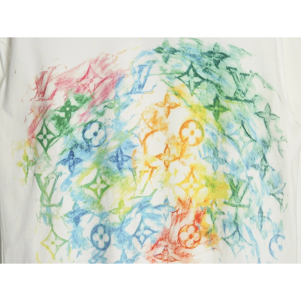 Reps Louis Vuitton pastel print short-sleeved T-shirt,All order with free shipping Reps Louis Vuitton