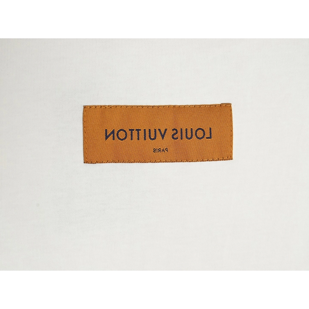 Reps Louis Vuitton pastel print short-sleeved T-shirt,All order with free shipping Reps Louis Vuitton