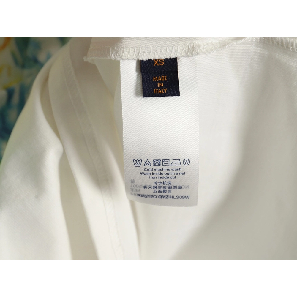Reps Louis Vuitton pastel print short-sleeved T-shirt,All order with free shipping Reps Louis Vuitton