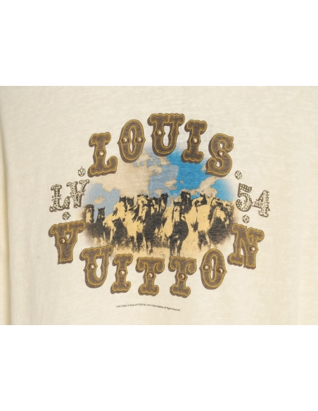 Reps Louis Vuitton Linen Cotton Cloud Short Sleeve T-Shirt,All order with free shipping Reps Louis Vuitton