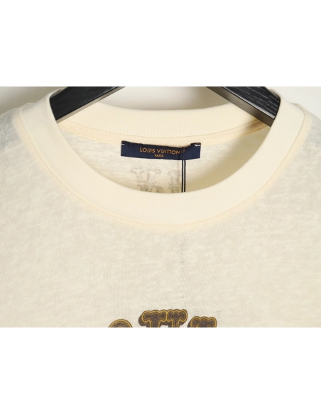 Reps Louis Vuitton Linen Cotton Cloud Short Sleeve T-Shirt,All order with free shipping Reps Louis Vuitton