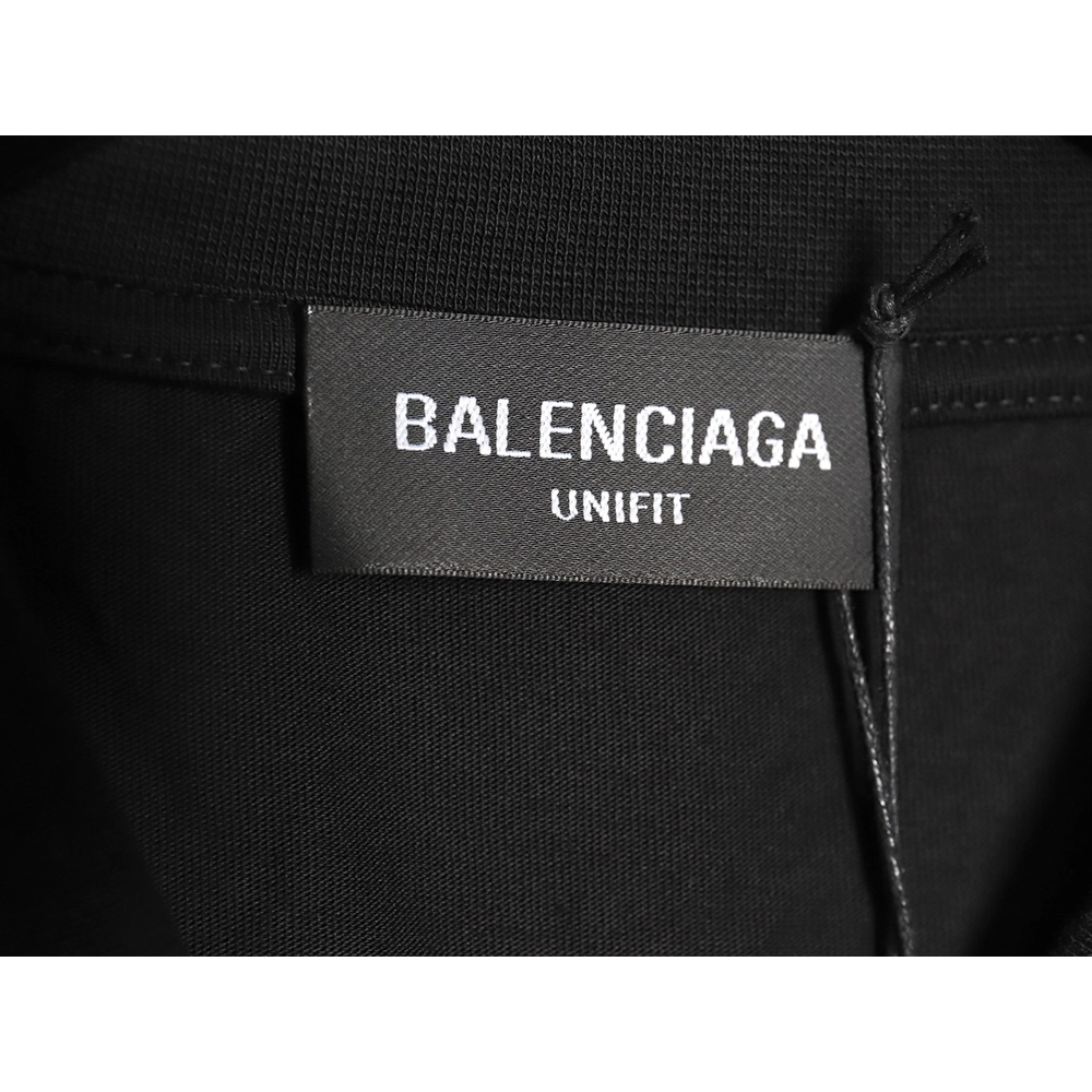 Balenciaga Lettering Rhinestone Short Sleeve T-Shirt,All order with free shipping Balenciaga