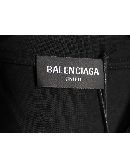 Balenciaga Lettering Rhinestone Short Sleeve T-Shirt,All order with free shipping Balenciaga
