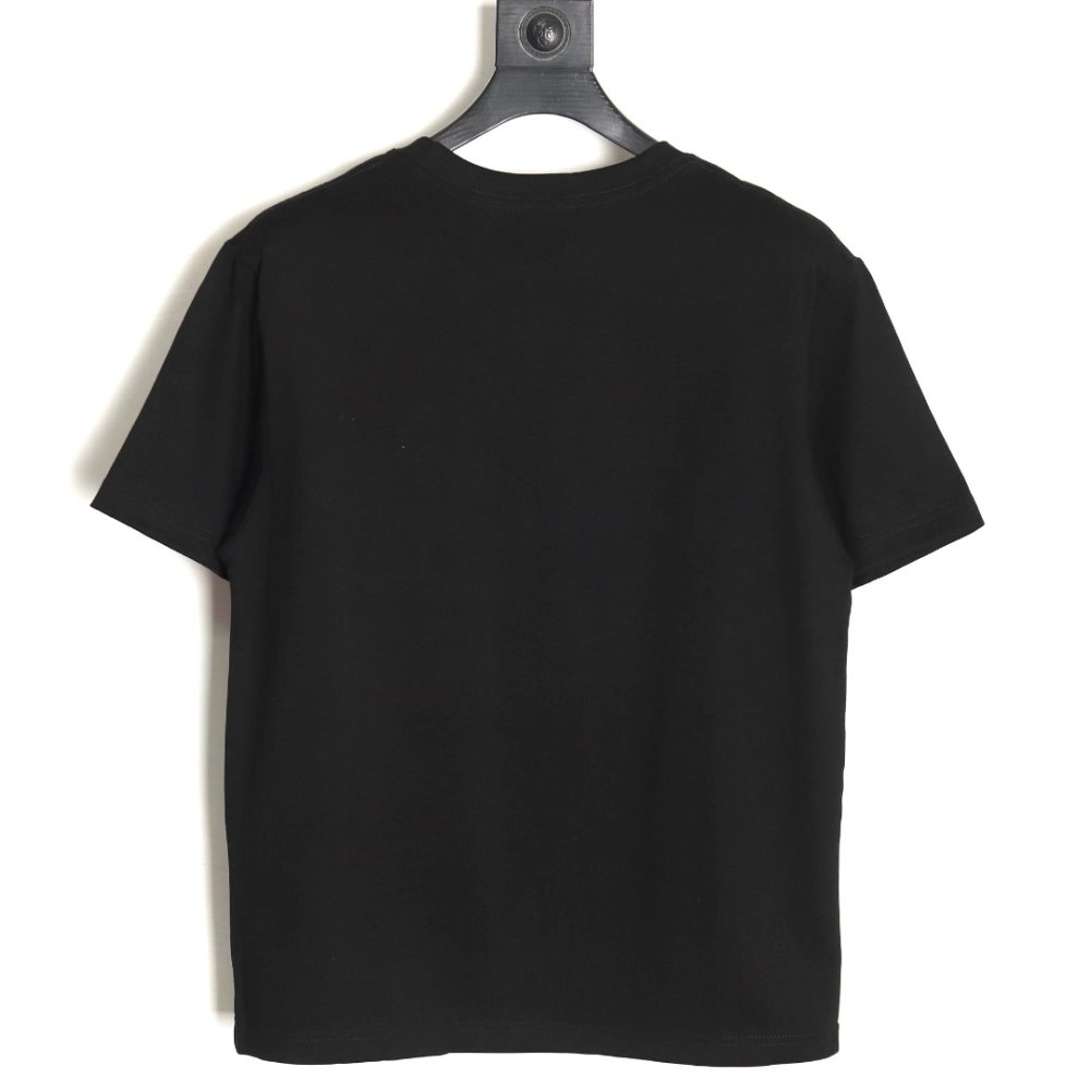 miu miu short-sleeved T-shirt with small logo patch TSK2,All order with free shipping Miu Miu