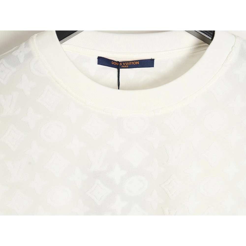 Reps Louis Vuitton 24ss full print monogram embossed T-shirt,All order with free shipping Reps Louis Vuitton