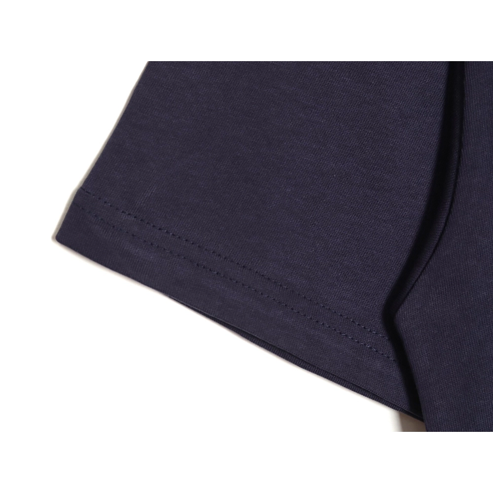 Loewe Contrast Color Embroidered LOGO Couple Short Sleeve T-Shirt TSK1,All order with free shipping Loewe