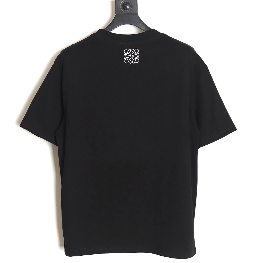 Loewe Penguin Logo Embroidered Short Sleeve T-Shirt TSK1,All order with free shipping Loewe