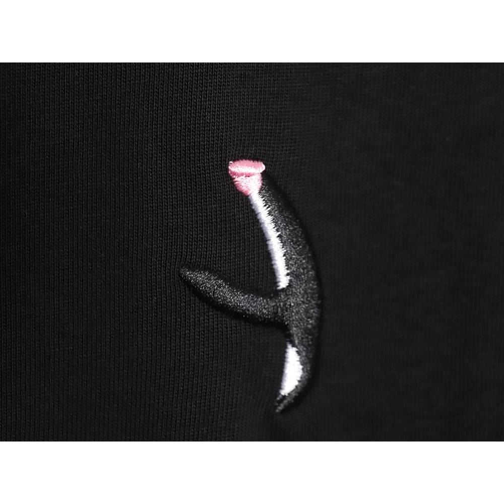 Loewe Penguin Logo Embroidered Short Sleeve T-Shirt TSK1,All order with free shipping Loewe