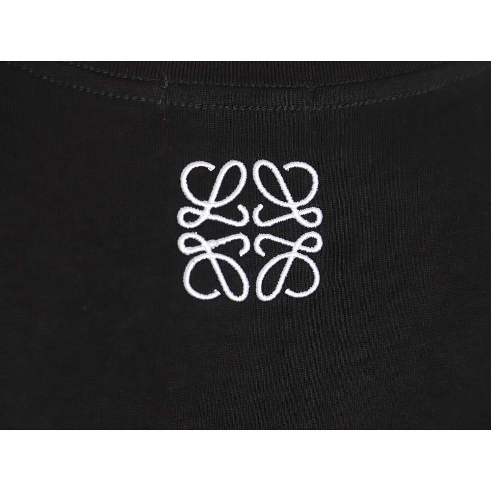 Loewe Penguin Logo Embroidered Short Sleeve T-Shirt TSK1,All order with free shipping Loewe
