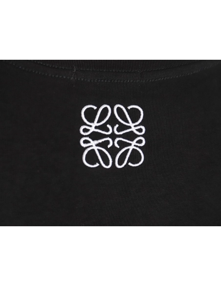 Loewe Penguin Logo Embroidered Short Sleeve T-Shirt TSK1,All order with free shipping Loewe