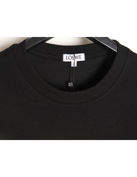 Loewe Anagram Half Hand-Painted Embroidered Short Sleeve T-Shirt TSK1,All order with free shipping Loewe