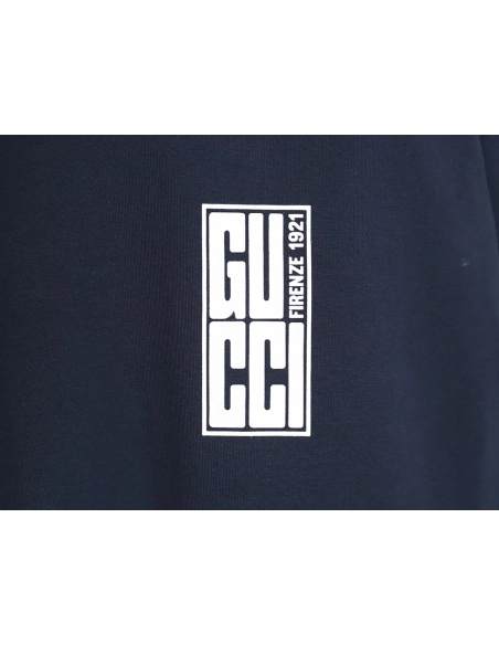 Reps Gucci Red,All order with free shipping  White and Blue G Print Round Neck Short Sleeve T-shirt,All order with free shipping