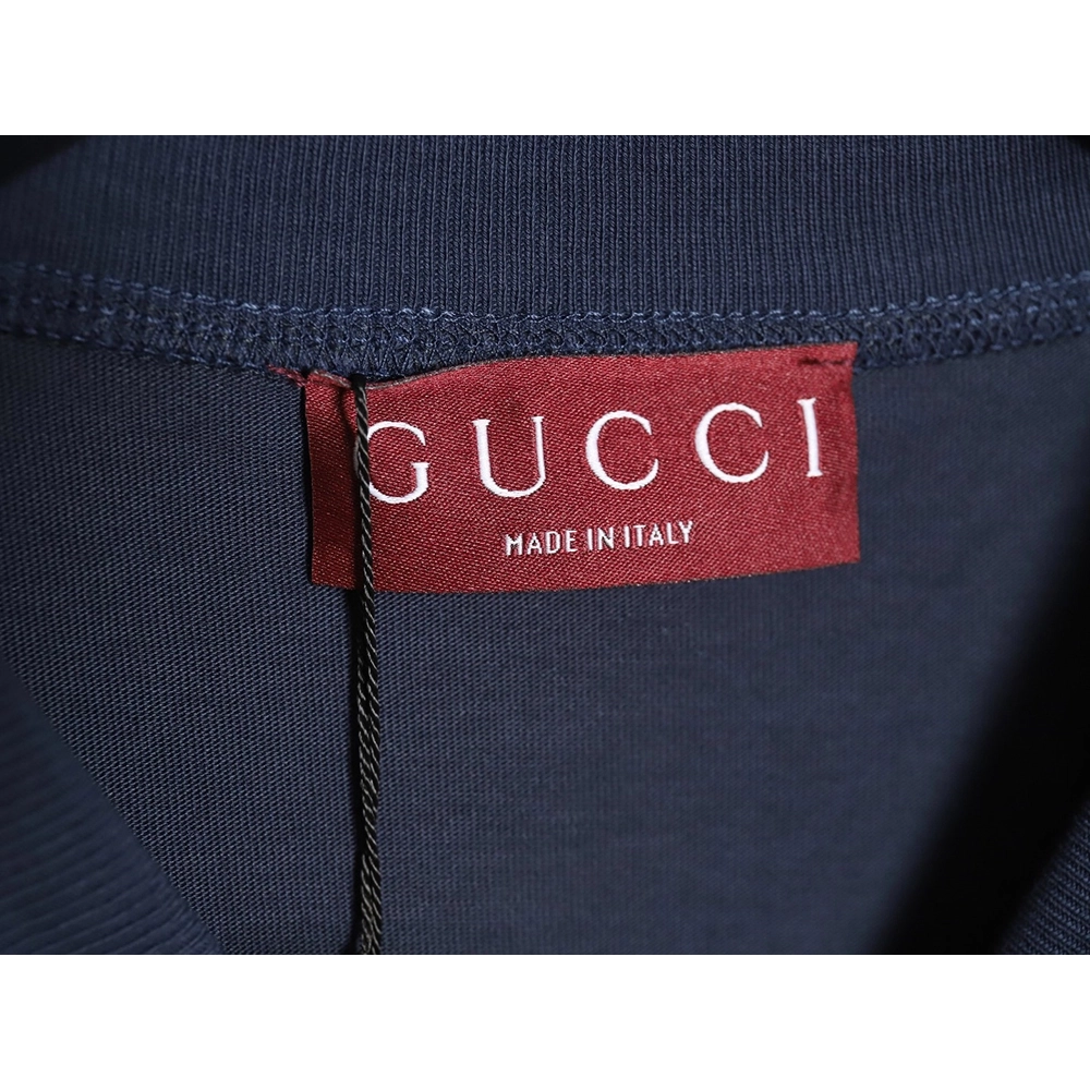 Reps Gucci Red,All order with free shipping  White and Blue G Print Round Neck Short Sleeve T-shirt,All order with free shipping