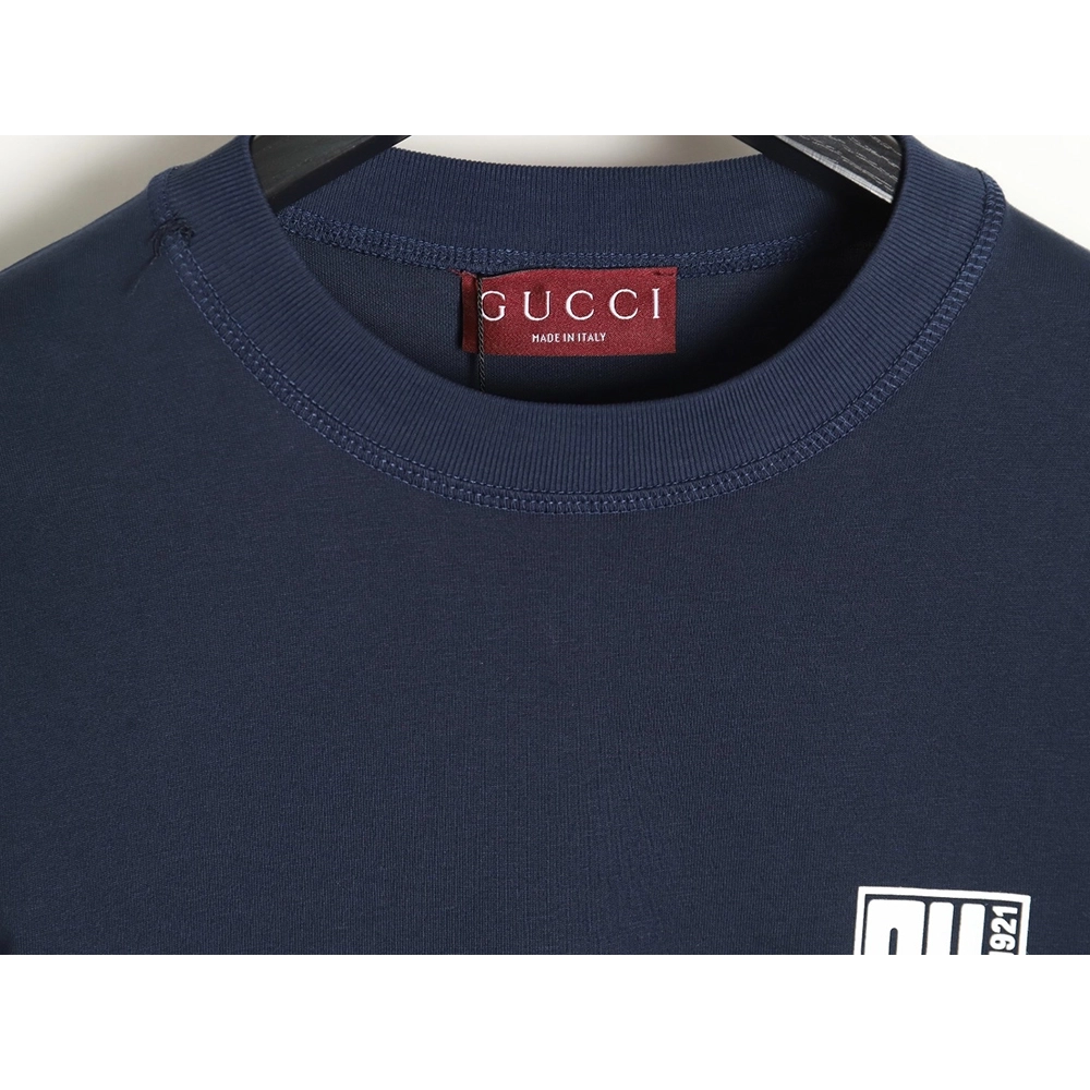 Reps Gucci Red,All order with free shipping  White and Blue G Print Round Neck Short Sleeve T-shirt,All order with free shipping