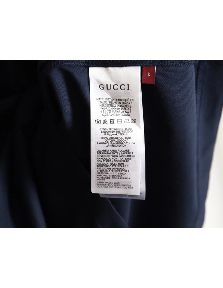 Reps Gucci Red,All order with free shipping  White and Blue G Print Round Neck Short Sleeve T-shirt,All order with free shipping