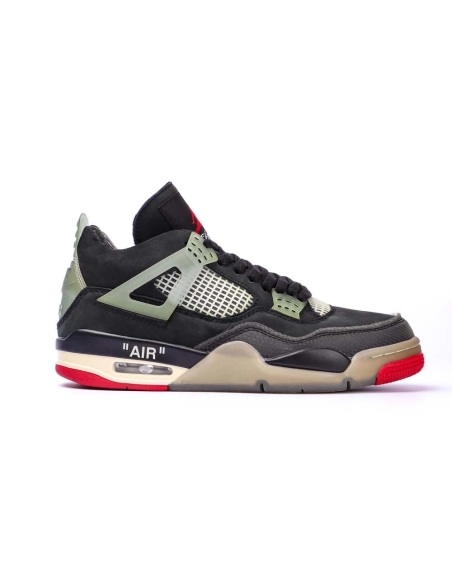 OffWhite x Air Jordan 4 Retro CV9388 001,AIR JORDAN 4,Air Jordan