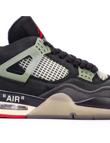OffWhite x Air Jordan 4 Retro CV9388 001,AIR JORDAN 4,Air Jordan