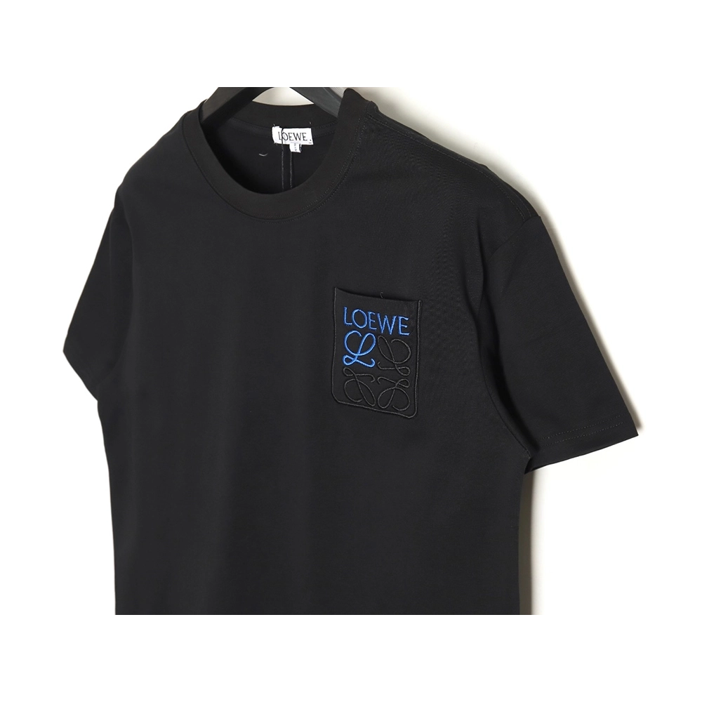 Loewe Pocket 3D Embroidered T-shirt TSK1,All order with free shipping Loewe