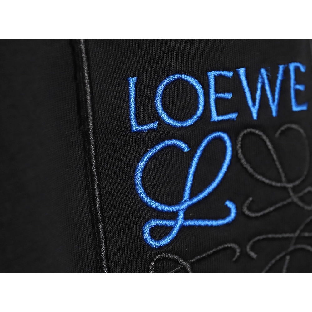 Loewe Pocket 3D Embroidered T-shirt TSK1,All order with free shipping Loewe