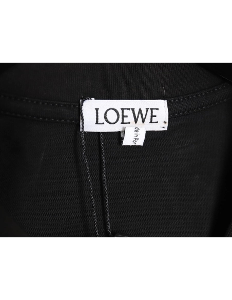Loewe Pocket 3D Embroidered T-shirt TSK1,All order with free shipping Loewe