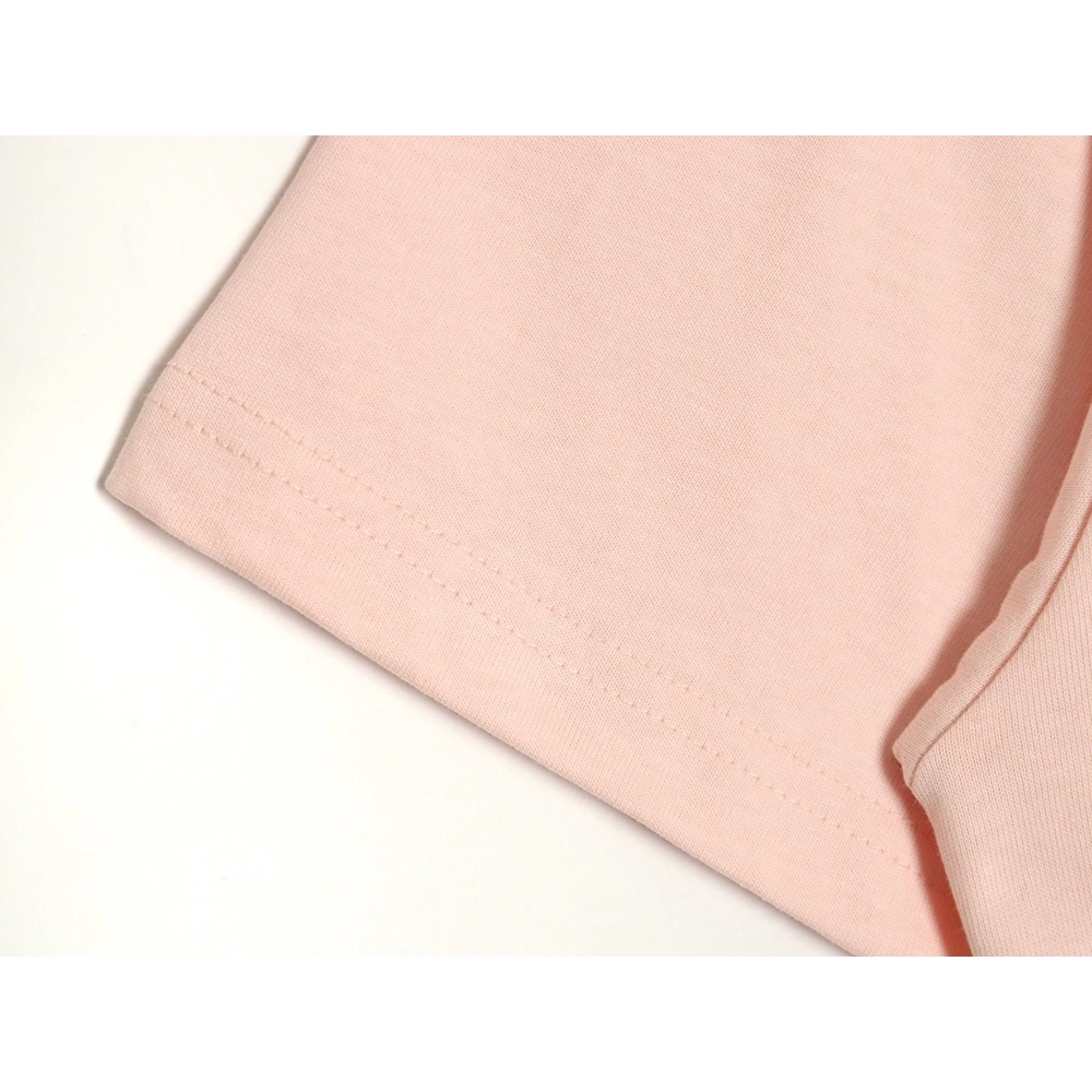 Loewe solid color embroidered large logo T-shirt,All order with free shipping Loewe