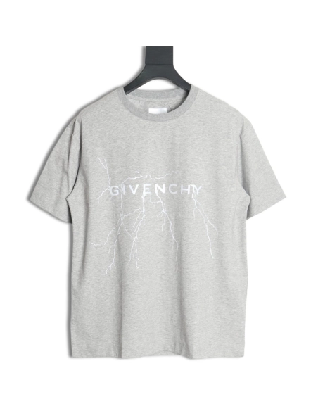 Givenchy 24SS lightning reflective print short-sleeved T-shirt TSK1,All order with free shipping Givenchy