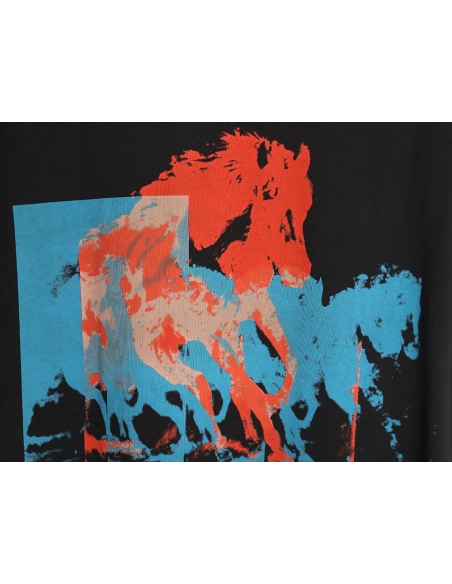 Givenchy 24SS horse print short-sleeved T-shirt TSK1,All order with free shipping Givenchy