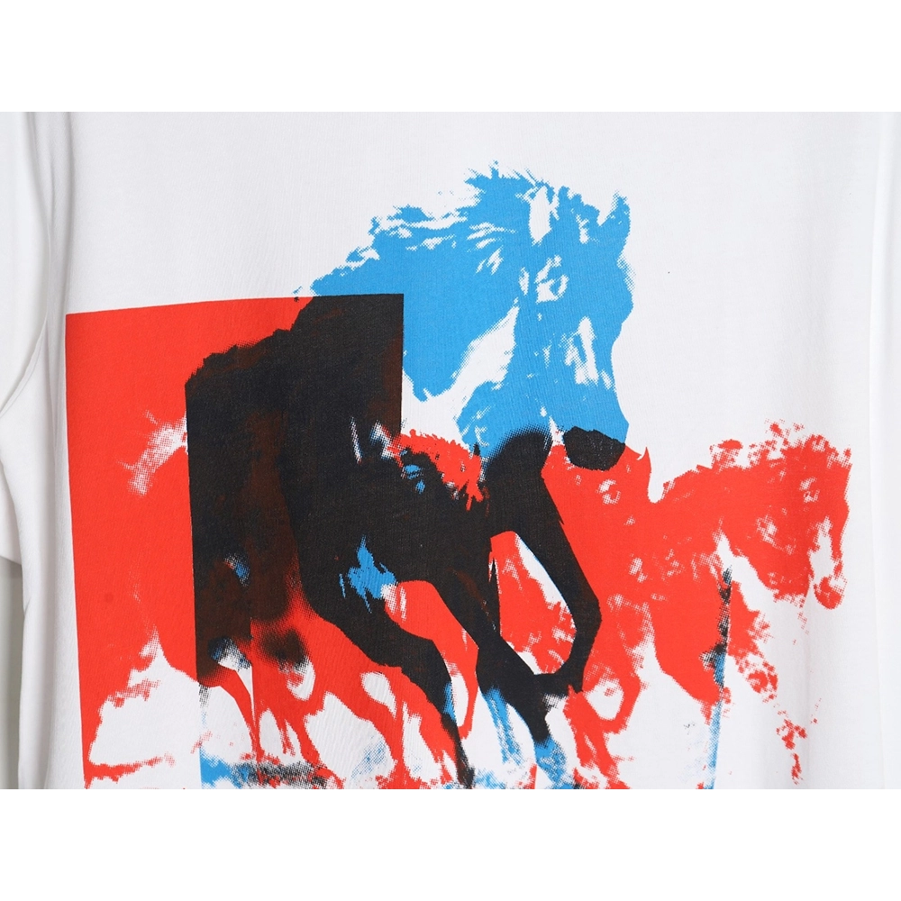 Givenchy 24SS horse print short-sleeved T-shirt,All order with free shipping Givenchy