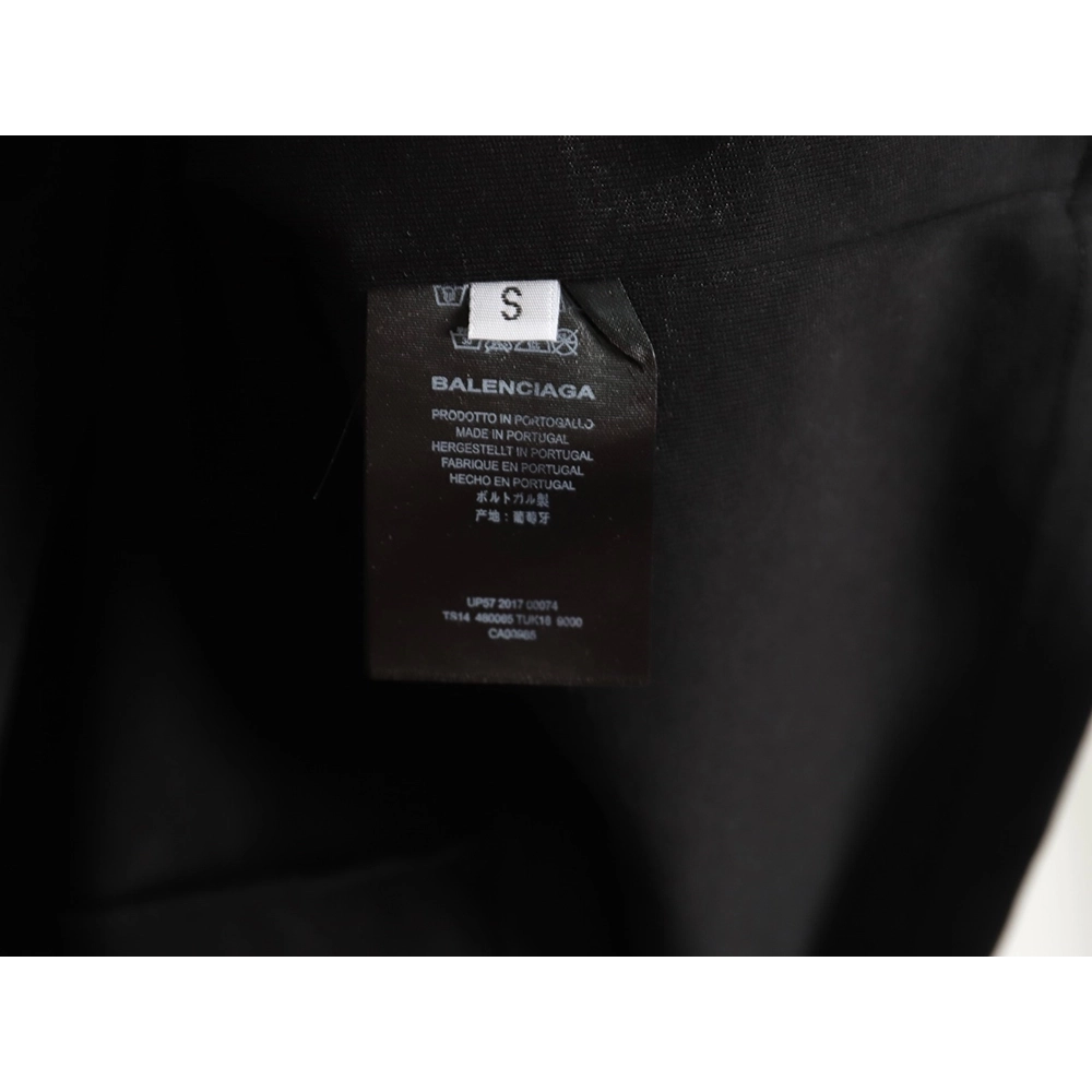 Balenciaga 24SS logo reverse washed distressed short-sleeved T-shirt TSK1,All order with free shipping Balenciaga