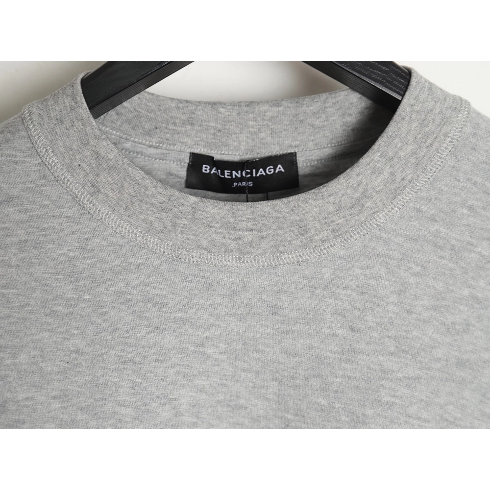 Balenciaga 24SS logo reverse washed distressed short-sleeved T-shirt,All order with free shipping Balenciaga