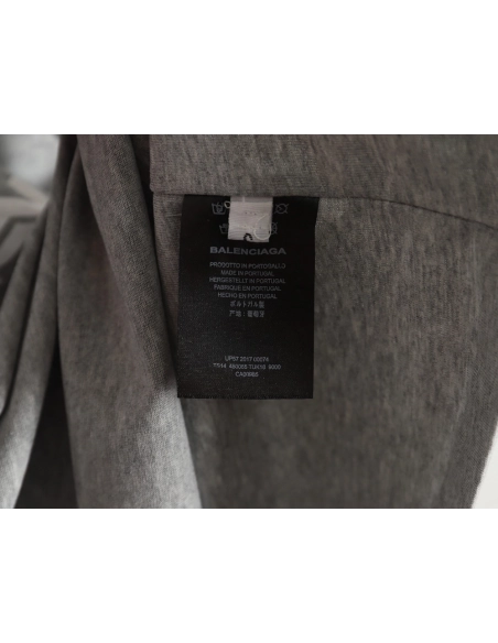 Balenciaga 24SS logo reverse washed distressed short-sleeved T-shirt,All order with free shipping Balenciaga