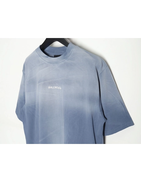 Balenciaga 24SS gradient washed short-sleeved T-shirt,All order with free shipping Balenciaga