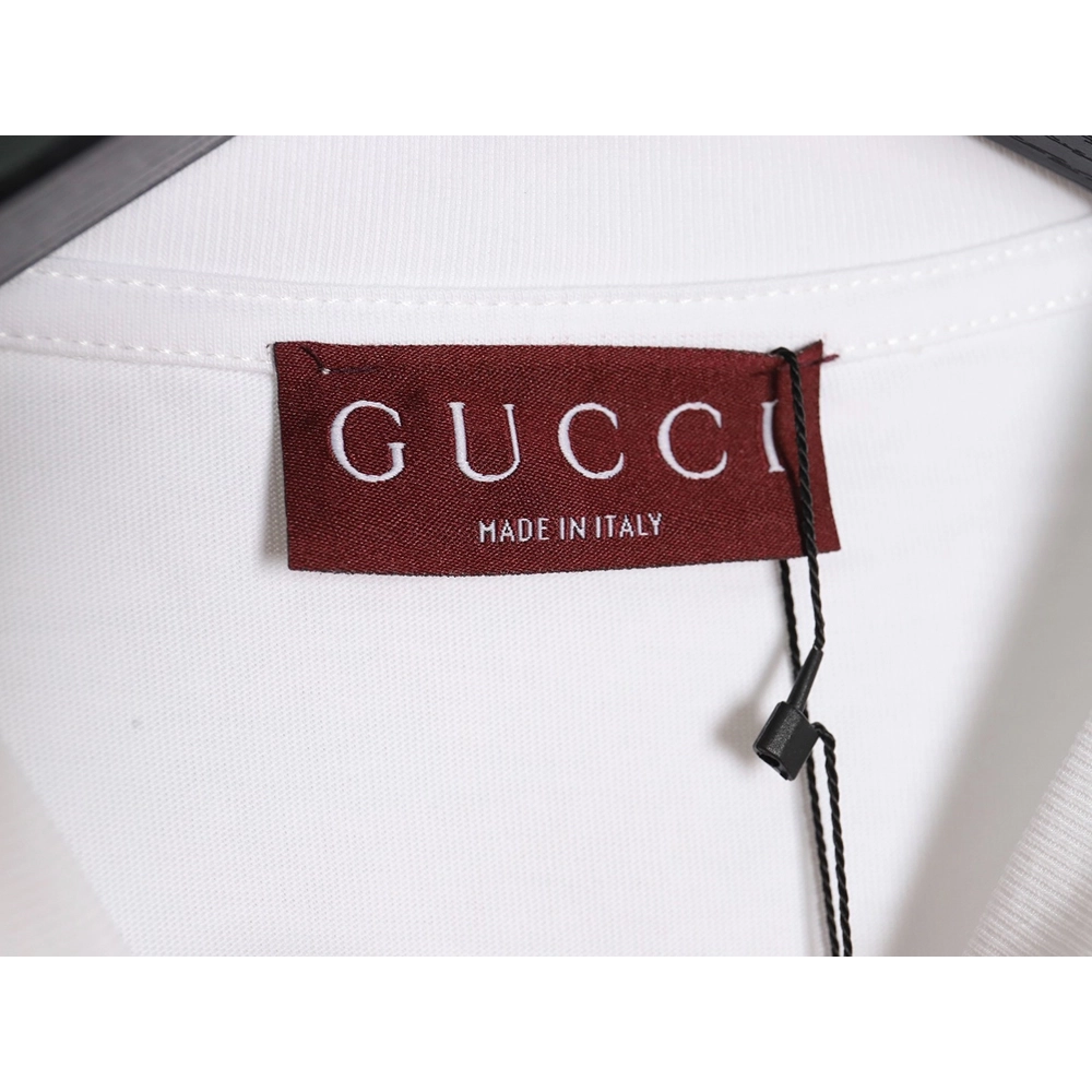 Reps Gucci University Crest Printed Round Neck Short Sleeve T-Shirt,All order with free shipping Reps Gucci