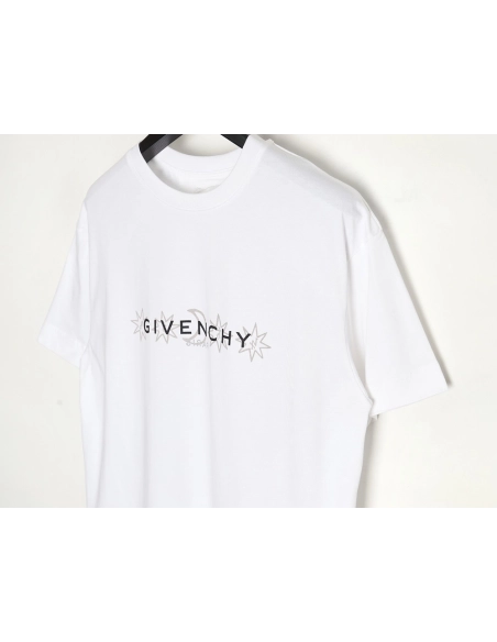 Givenchy eight-pointed star print round neck short-sleeved T-shirt,All order with free shipping Givenchy