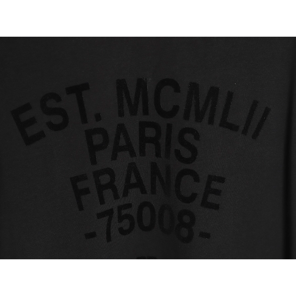 Givenchy 24SS flocked letter print short-sleeved T-shirt,All order with free shipping Givenchy