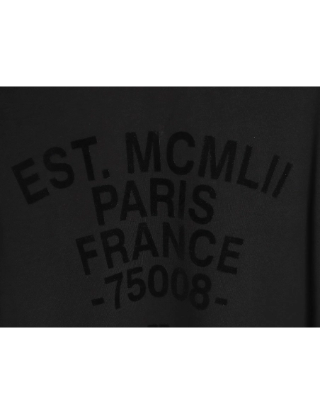 Givenchy 24SS flocked letter print short-sleeved T-shirt,All order with free shipping Givenchy