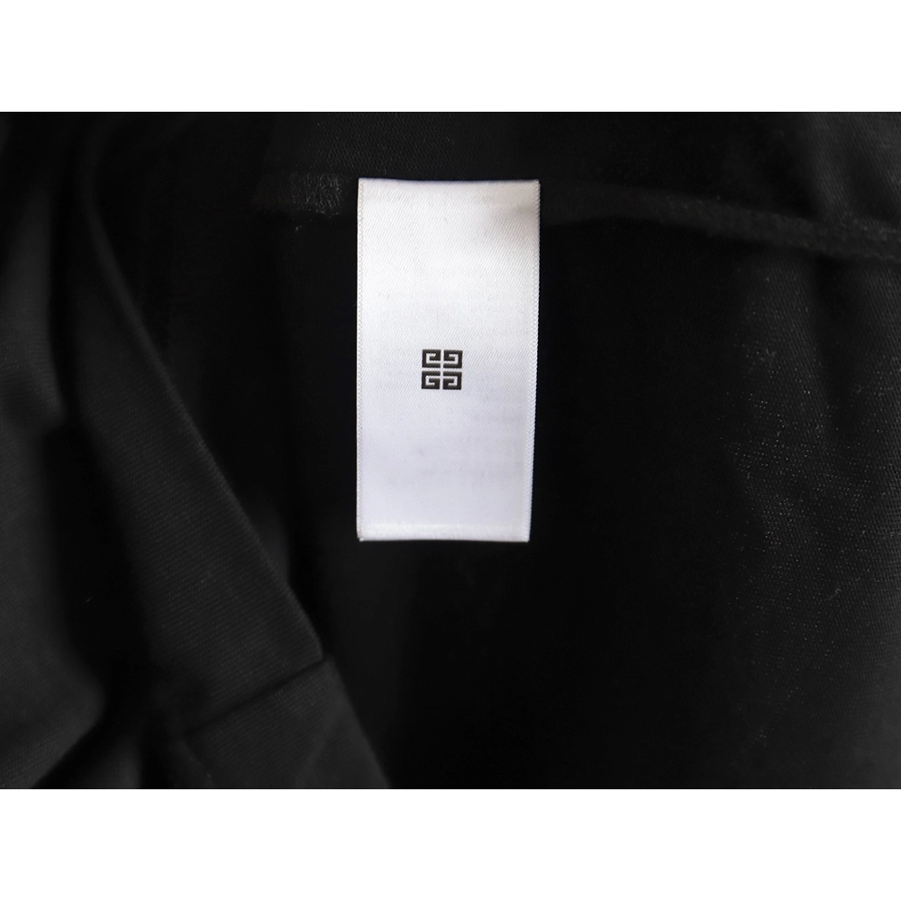 Givenchy 24SS flocked letter print short-sleeved T-shirt,All order with free shipping Givenchy