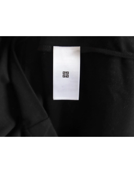 Givenchy 24SS flocked letter print short-sleeved T-shirt,All order with free shipping Givenchy