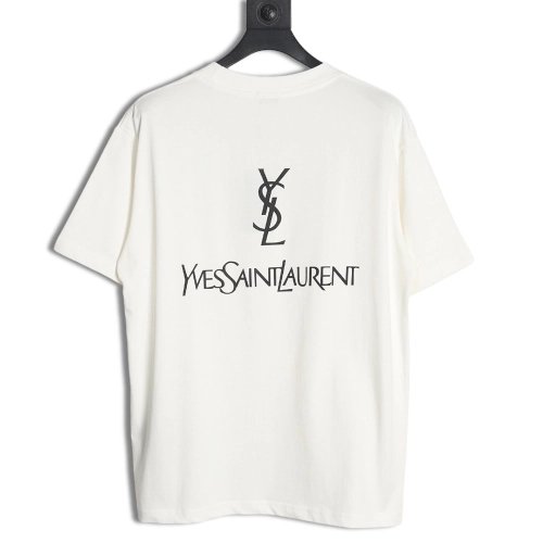 Saint Laurent 24SS classic printed l0go letter short-sleeved T-shirt,All order with free shipping Saint Laurent